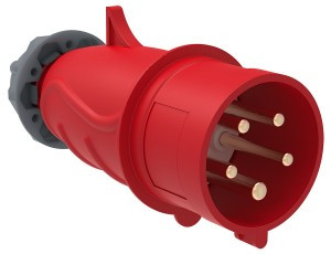 IEK MAGNUM вилка силовая CEE переносная ССИ-015 3Р+РЕ+N 16А 380В IP44 (10!) PSN02-016-5