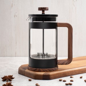 Чайник/кофейник (френч-пресс) 1000мл Дженнет боросиликат стекло нерж сталь пластик TR-32341 Taller
