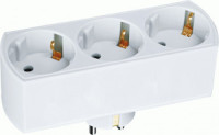 Navigator разветвитель (тройник) 3роз. 16А, белый, земля NAD-L-3E-WH 94672