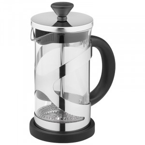 Чайник/кофейник (френч-пресс) 350мл, AMORE, нерж сталь/боросилик.стекло 107620 Mallony