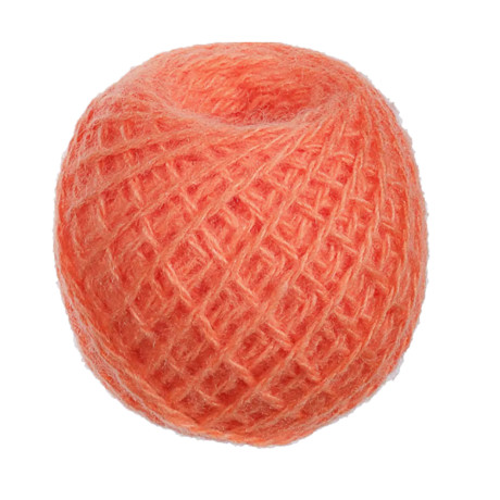 Пряжа в клубках акрил 100м/40-42 гр, цвет облепиха