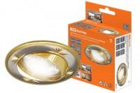 TDM GU5.3 MR16 50W св-к встр 02-04 поворот 12/220В мат ник/зол литая сталь (10!) SQ0359-0010