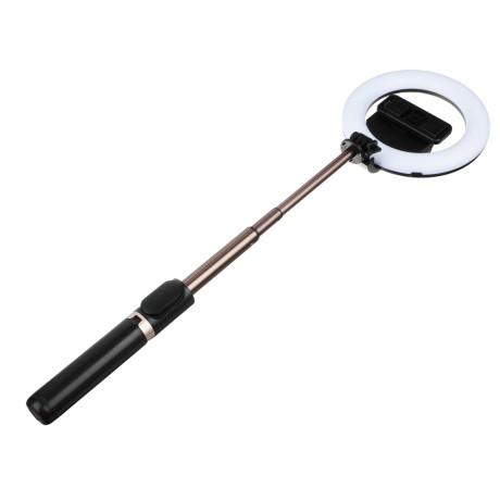 BY Монопод-трипод с кольцевой лампой, 56 диодов, аккум. 1200мАч, высота 0.9м, пульт ДУ