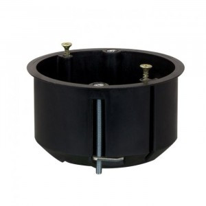 EKF Коробка установочная КМП-020-009 для полых стен, 68х45, полипропилен, черная, метал.лапки, IP30