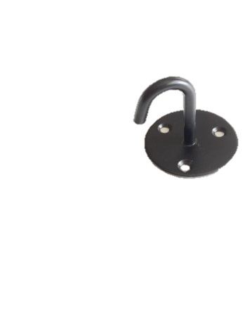 Крючок подвесной потолочный малый одинарный хром Ø 50мм длина  50мм