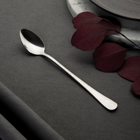 Ложка чайная с удлиненной ручкой "Узор", 19,5см, нерж.сталь