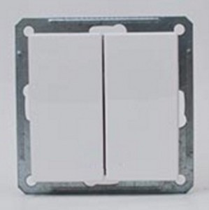 Systeme Electric W59 мех. выкл. СУ 2 кл. 10А бел.(пл.осн. мех. Блок. для жалюзи) ВС410-253-1-86(10!)