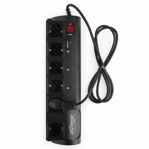 Energenie сетевой фильтр  EG-PMS2-LAN программир-й с LAN - интерфейсом, 5+1роз.,1,8м 10А,земля,черн.