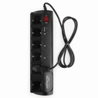 Energenie сетевой фильтр  EG-PMS2-LAN программир-й с LAN - интерфейсом, 5+1роз.,1,8м 10А,земля,черн.