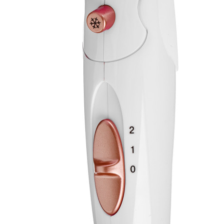 LEBEN Фен для волос дорожный складной, 1600Вт, белый