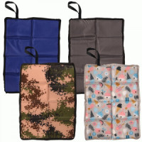 Коврик туристический складной 38*30см (кратность 2!!!)полиэстер/полиэтилен/фольга DA84-173