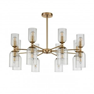 LUMION 6586/16 MODERNI LN25 зол./прозр., мет./стекло Люстра E14 16x40W 220V KASSIA