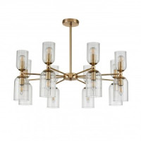 LUMION 6586/16 MODERNI LN25 зол./прозр., мет./стекло Люстра E14 16x40W 220V KASSIA