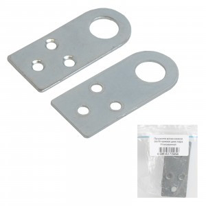 Проушина д/нав.замков 30х70 прямая цинк пара Инд.упаковка+ШК (цена за 2шт) (100) Кунгур