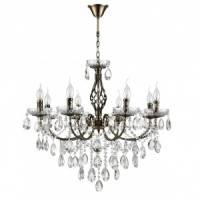 LUMION 8190/8 CLASSI LN25 античная бронза, мет./хрусталь Люстра E14 8x40W 220V LINN