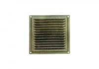 Домарт 150*150бронза антик)  метал.Решетка вентил50)