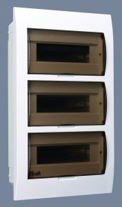 DEKraft бокс (корпус) пластик. ЩРВ-П-36 мод. встраиваемый, IP41 31007DEK