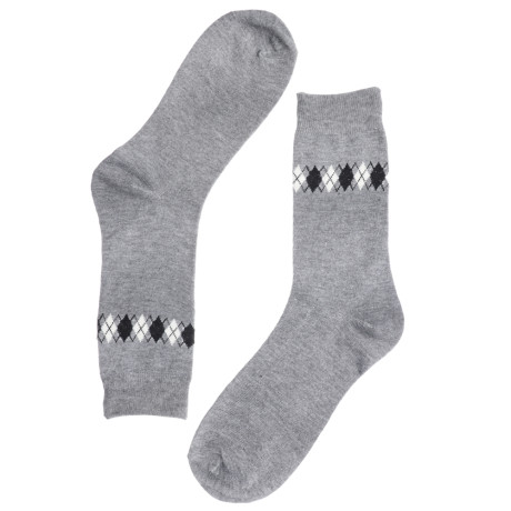 GALANTE Носки мужские, р.27-29, 85% хлопок,10% полиэстер, 5% спандекс, разноцветные, НВ22-09