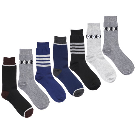 GALANTE Носки мужские, р.27-29, 85% хлопок,10% полиэстер, 5% спандекс, разноцветные, НВ22-09