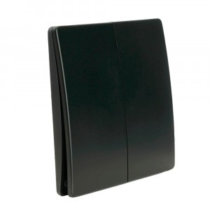 Feron КИНЕТИК выкл. ОУ 2 кл. беспроводной ультратонкий IP65 черный без контроллера TM92 51027