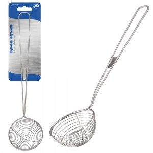 Шумовка "Паутинка", d=8см, длина 28см (кратность 3шт!!!) нерж.сталь VL50-124 Мультидом