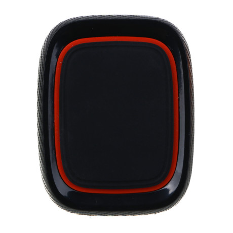 ЕРМАК Держатель телефона магнитный, на дефлектор, пластик, черно-красный