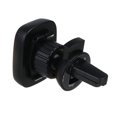 ЕРМАК Держатель телефона магнитный, на дефлектор, пластик, черно-красный