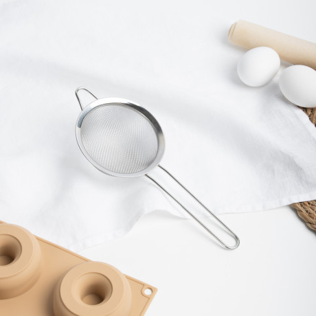 VETTA Сито с ободом и ручкой 10см, нерж.сталь