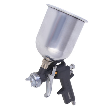 ЕРМАК Краскораспылитель, 0.6 л металл.емкость, сопло 1.5 мм, 3,5- 5 бар, 200 л/мин