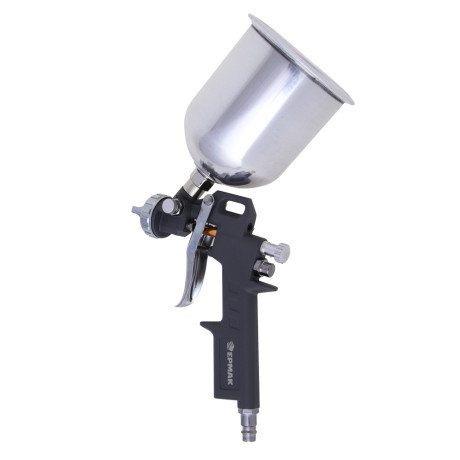 ЕРМАК Краскораспылитель, 0.6 л металл.емкость, сопло 1.5 мм, 3,5- 5 бар, 200 л/мин