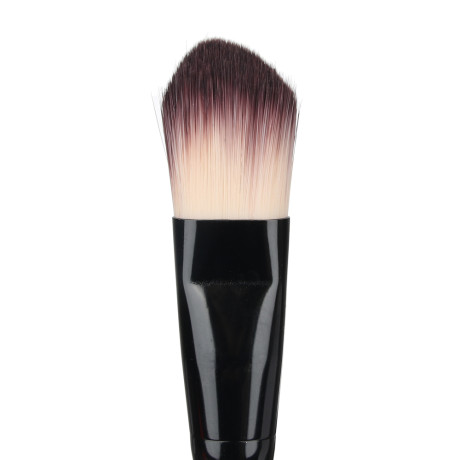 ЮНИLOOK Кисть для нанесения тональной основы/масок, дерево, синтетич.нейлон, 17,5см, черный, 26905-5