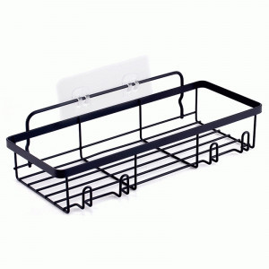 Полка для ванной настенная GRAPHITE 30,5*12*5,8см, металл, ПВХ 109749 Рыжий кот