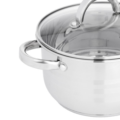 VETTA Фултон Кастрюля 22х12,5см, 4,0л, со стекл. крышкой, индукция