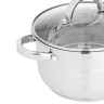 VETTA Фултон Кастрюля 22х12,5см, 4,0л, со стекл. крышкой, индукция