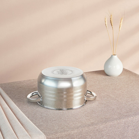 VETTA Фултон Кастрюля 22х12,5см, 4,0л, со стекл. крышкой, индукция