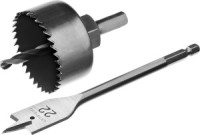 Набор STAYER &quot;MASTER&quot; Для врезки замков:коронка, перьевое сверло, державка, 54/22мм