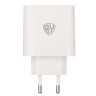 BY Сетевое зарядное устройство Smart 2*USB-C, 1* USB-A, QC,PD,PPS, 40 Вт, 110-240 В, 50-60 гц, белый
