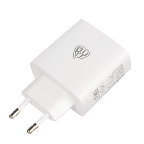 BY Сетевое зарядное устройство Smart 2*USB-C, 1* USB-A, QC,PD,PPS, 40 Вт, 110-240 В, 50-60 гц, белый