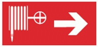Navigator наклейка указатель движения к пожарному крану направо NL-100x200W-F31 (на стену), 14431