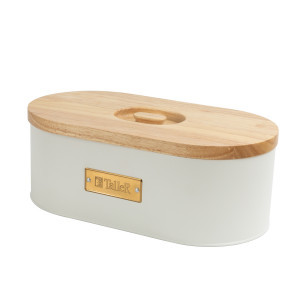 Хлебница Хюгге 33,5х18,5х12,5см сталь/дерево TR-51979 TalleR