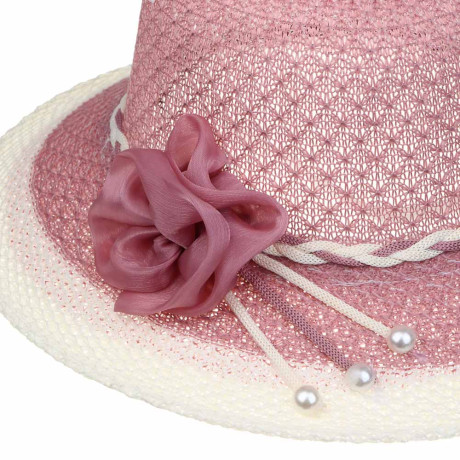 GALANTE Шляпа женская, р.58, 100% полиэстер, сиреневый, ВЛ25-29