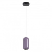 ODEON LIGHT 5053/1 PENDANT ODL24 311 чер./сиреневый/мет Подвес GU10 LED 4W OVALI 80