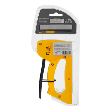 Степлер пластиковый, скобы в комплекте, тип 53, 6-10 мм Denzel