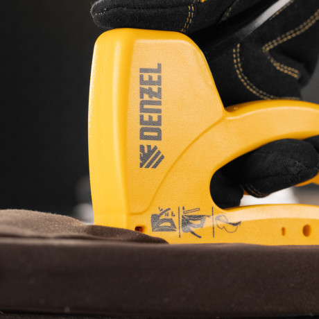 Степлер пластиковый, скобы в комплекте, тип 53, 6-10 мм Denzel