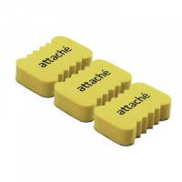 Губка-стиратель для маркерных досок Attache Economy, 5.5x3.5x1.5cм,3 шт/уп 881301