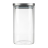 VETTA Рельеф Банка для хранения с металлической крышкой 1400мл, 18х10см, стекло