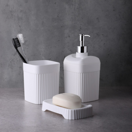 Стакан "Velvet" 90х90х110 мм, 0,65л, белый