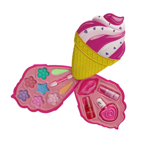 ЮНИLOOK Набор детской косметики: тени, помада для губ, блеск для губ, лак для ногтей, 6-23