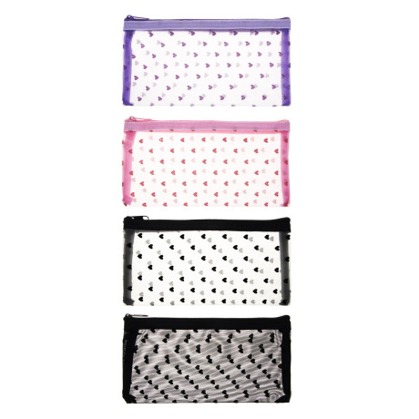 Косметичка из сетки тм ЮL, 100%ПЭ, 20х10см, 4 цвета