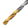 Сверло спиральное по металлу 4,5 x 80 мм, Р6М5, Golden Tip Denzel